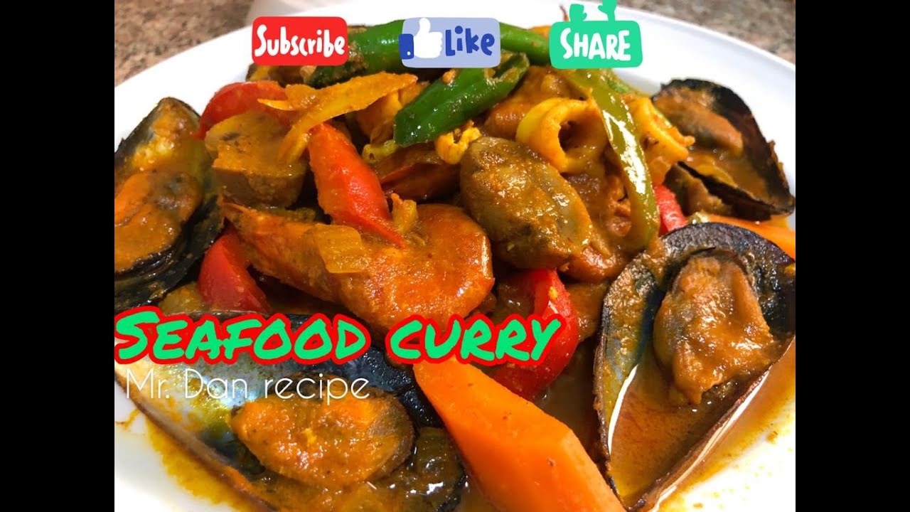 Seafood Curry - Filipino Style. (4th cooking vlog)