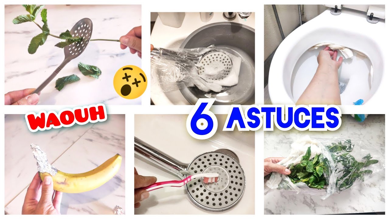 6 ASTUCES 😱 À CONNAÎTRE 21/07 NETTOYAGE ,#astuces #testsproduits #action