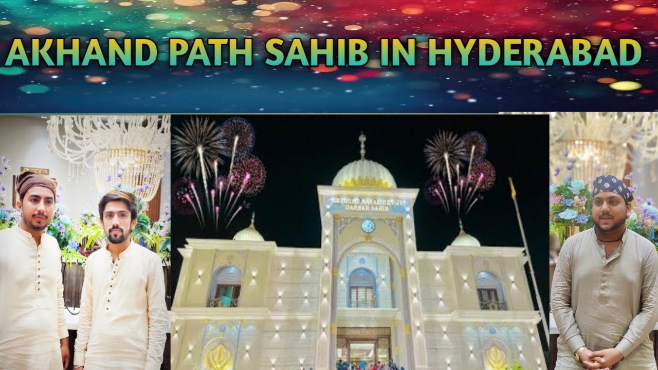 AKHAND PATH SAHIB IN HYDERABAD 💖 new Gurdwara opening 🙏#premvlogs #vlog #youtube