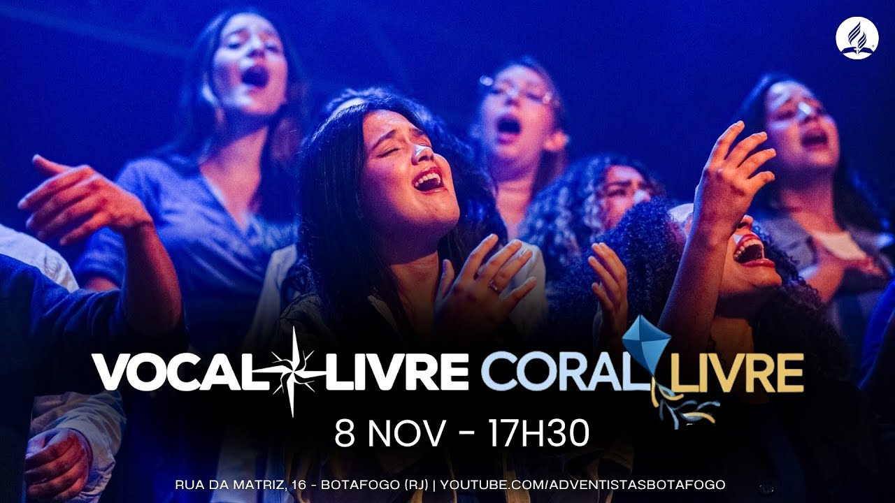 CORAL LIVRE E VOCAL LIVRE | Ao vivo | Sábado - 8/11/2025
