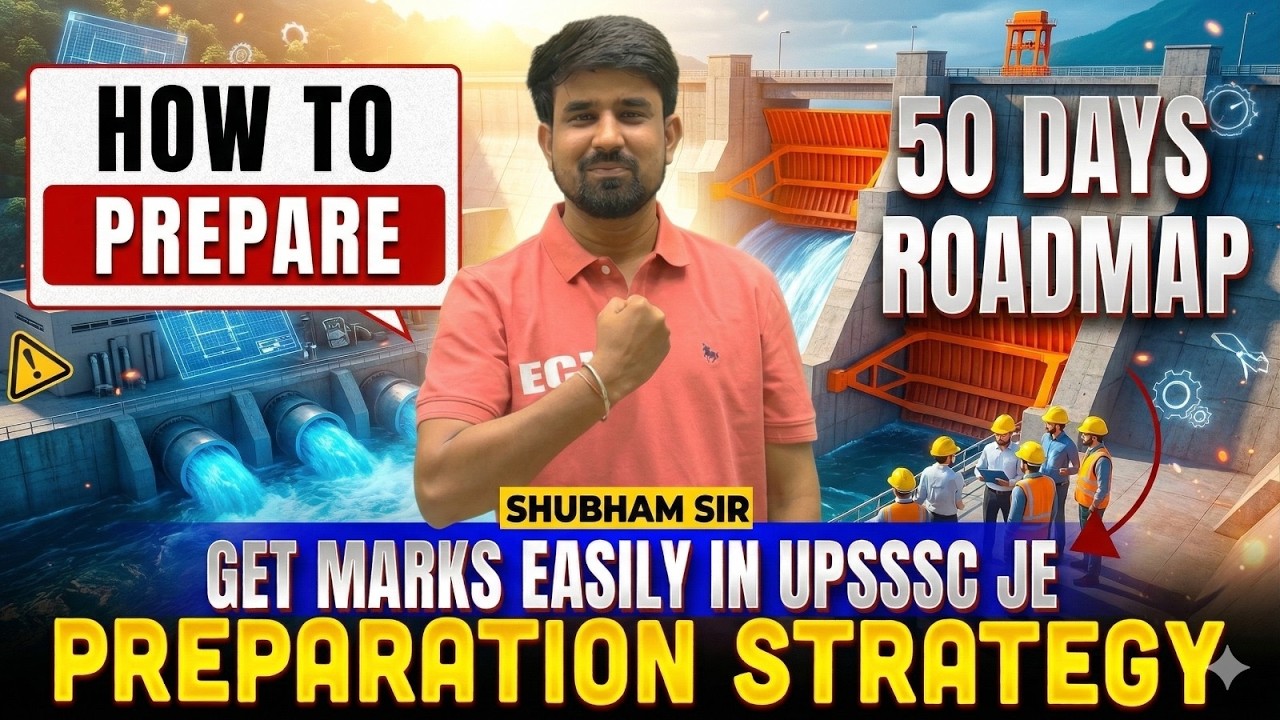 UPSSSC JE | 50 DAYS PLANNING | HOW TO PREPARE | #upssscje #civilengineering