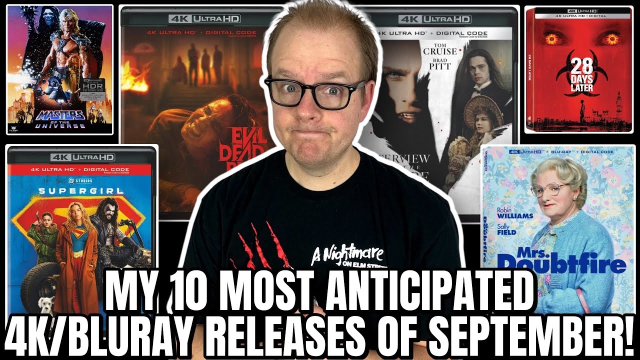 МОИ 10 самых ожидаемых релизов 4K и BLURAY в сентябре 2026 года!