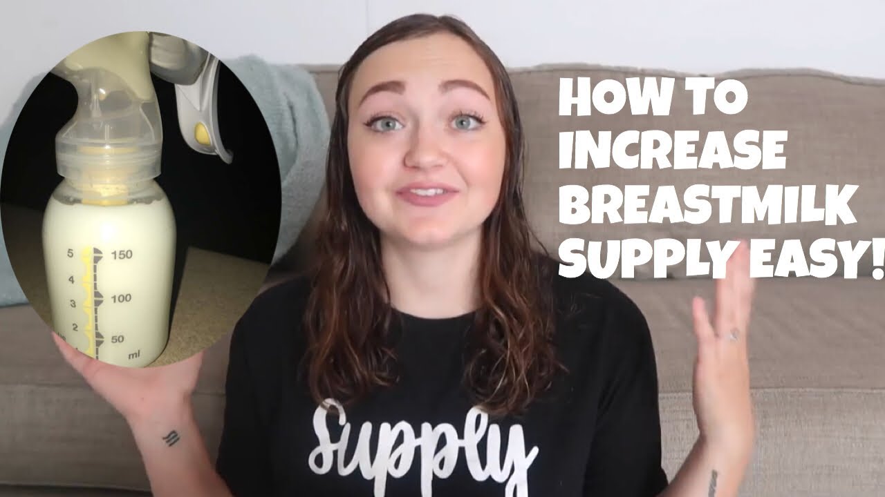 INCREASE BREASTMILK SUPPLY QUICK AND EASY! Tips To Boost Milk Supply