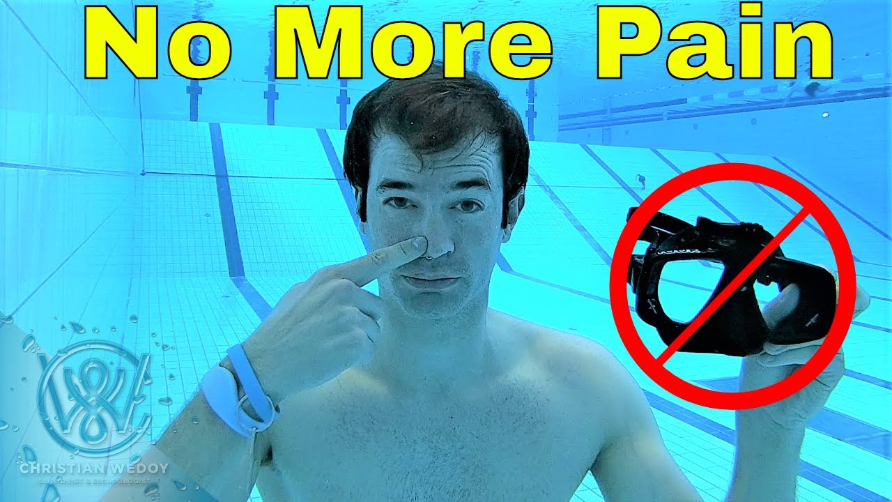 How to swim underwater without holding your nose - No more pain