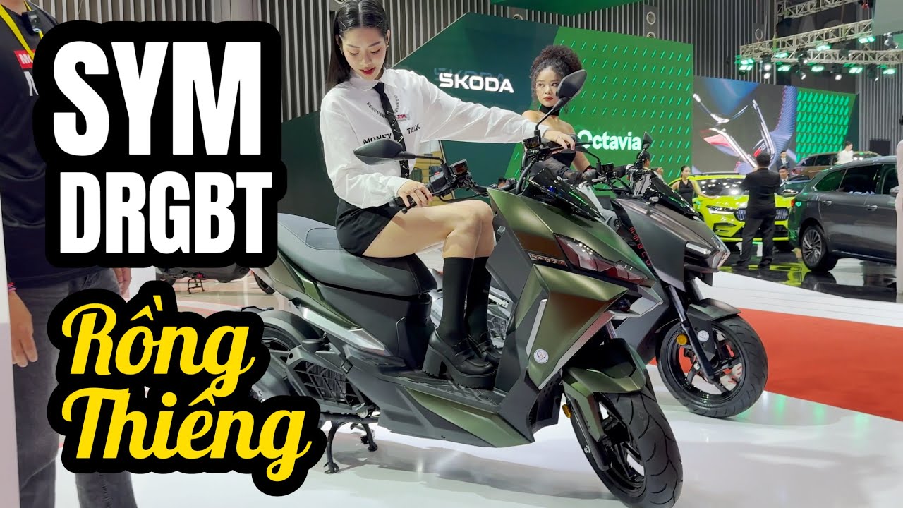 SYM DRGBT xe tay ga Rồng Thiêng 158cc sắp có giá xe tại Việt Nam