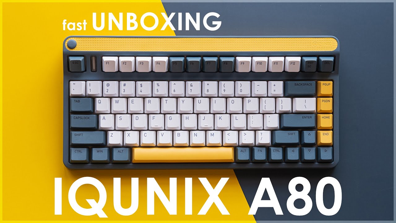 IQUNIX A80 Explorer Wireless Mechanical Keyboard Unboxing - Sound Test w/Cherry MX Red
