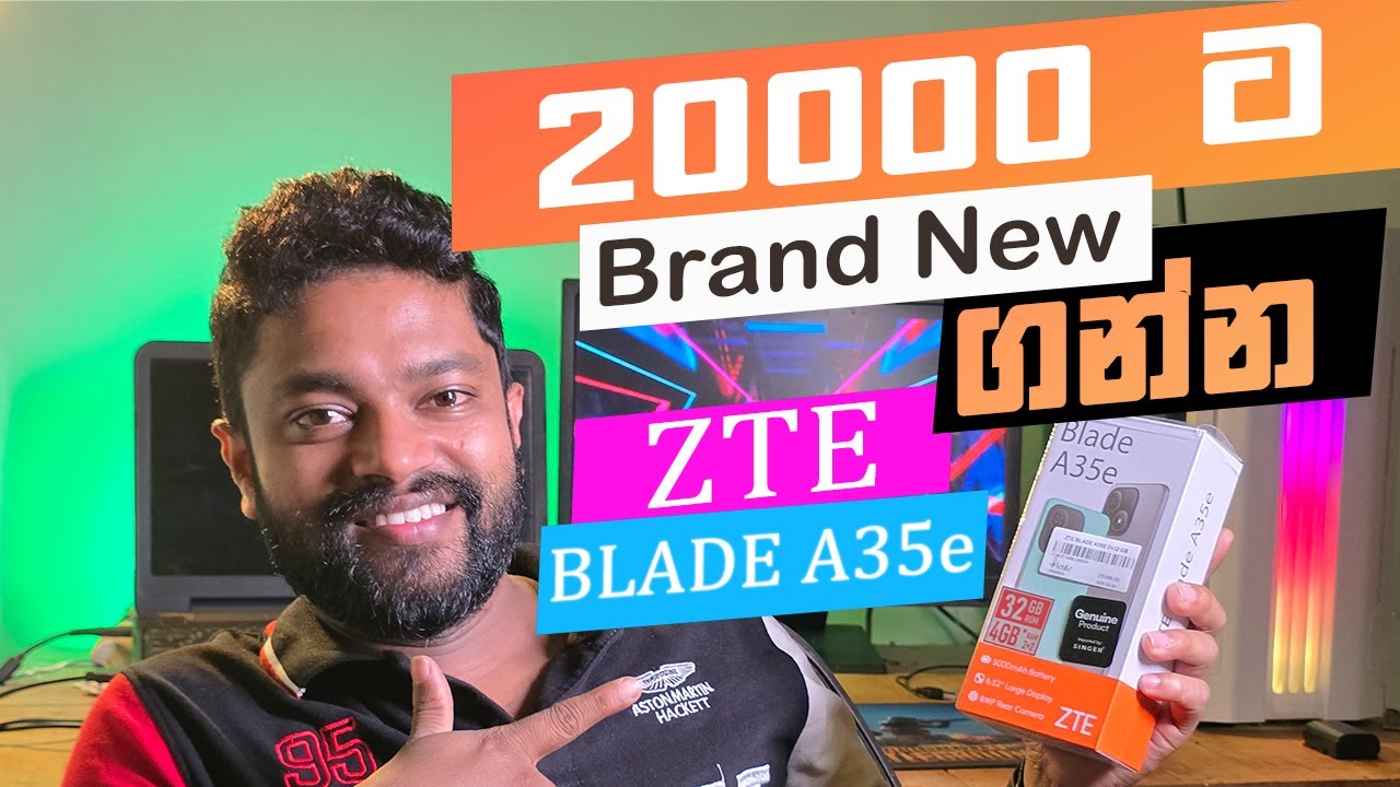 ZTE Blade A35e Sinhala Review | Full Features, Camera Test & Performance Analysis - mobi king zte