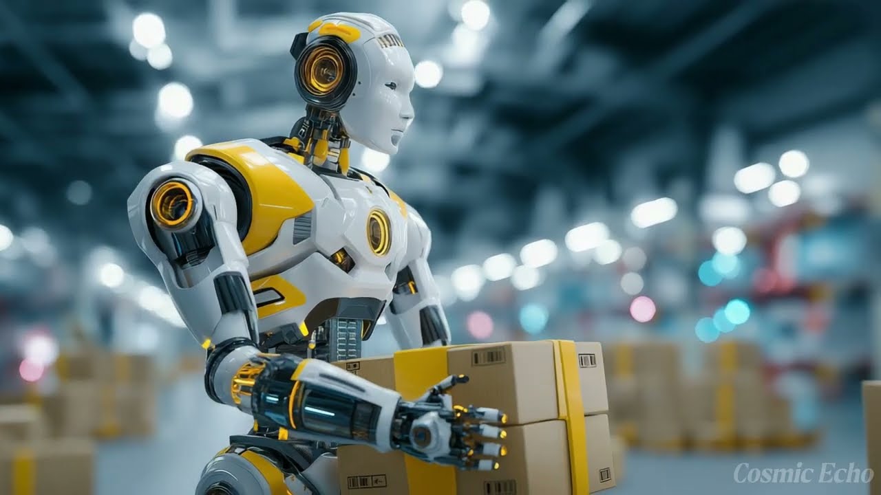 Smart Logistics in Action:Automated Warehousing, AI Parcel Sorting & Global Shipping, Air, Sea, Land