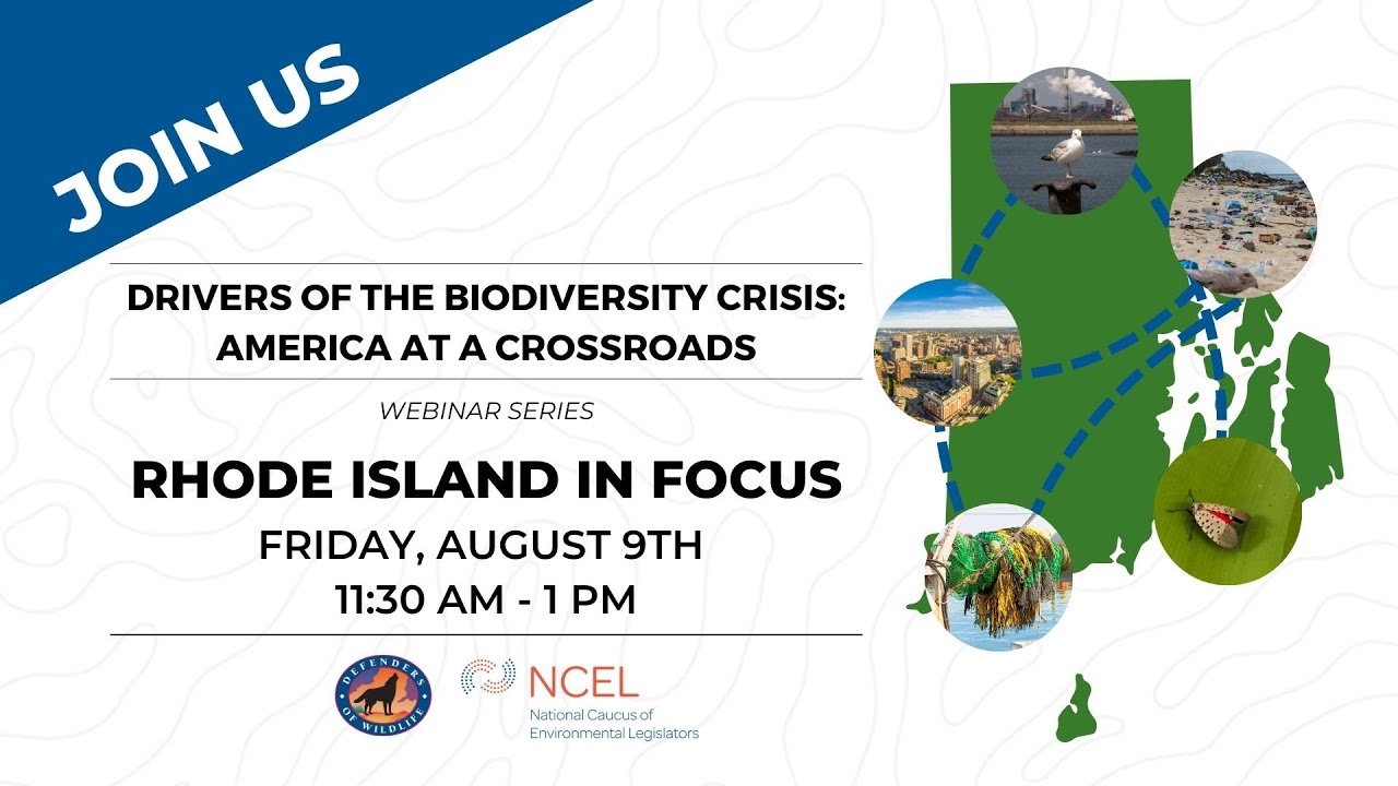 WEBINAR: Drivers of the Biodiversity Crisis: America at a Crossroads - Rhode Island in Focus