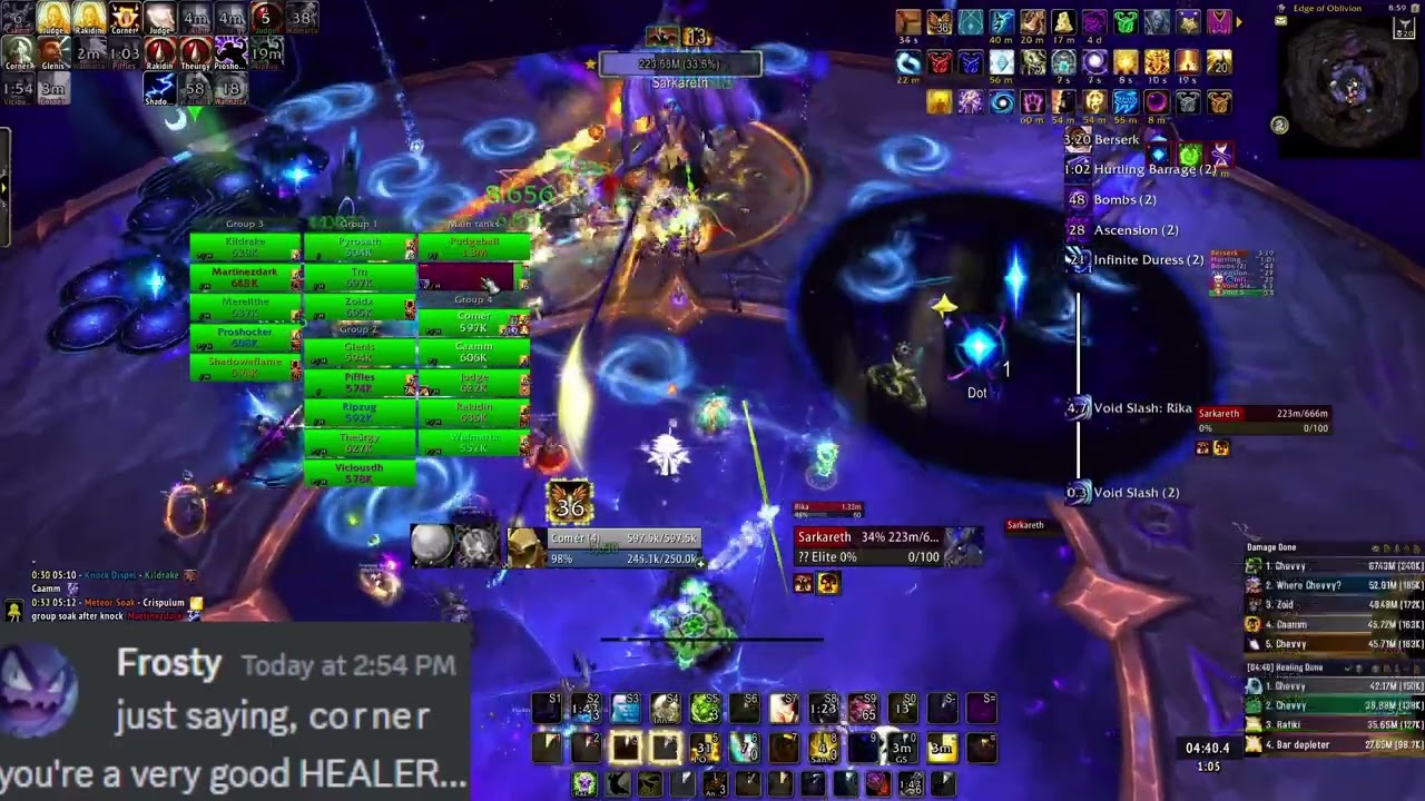 Mythic sarkareth Holy Priest PoV | Valkyrie-Proudmoore