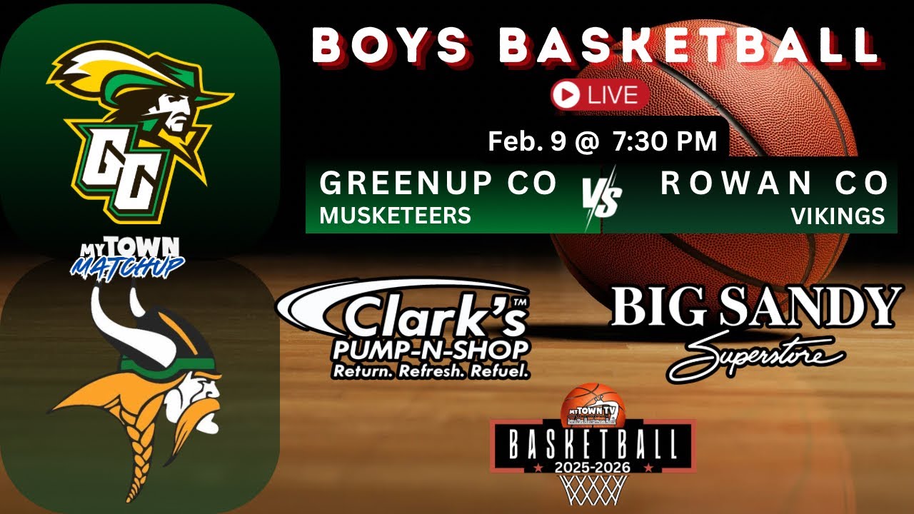 Boys Basketball - Rowan County @ Greenup County