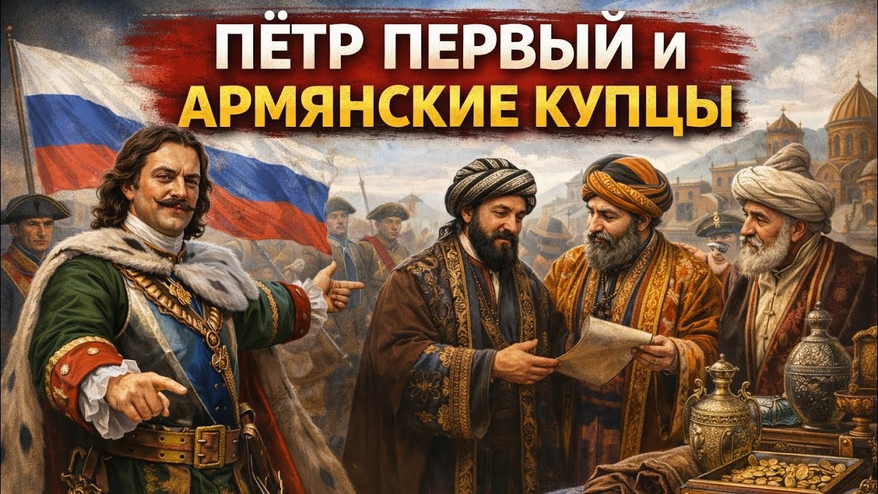 Почему Петр первый такой великий Петра первый и Армянские купцы