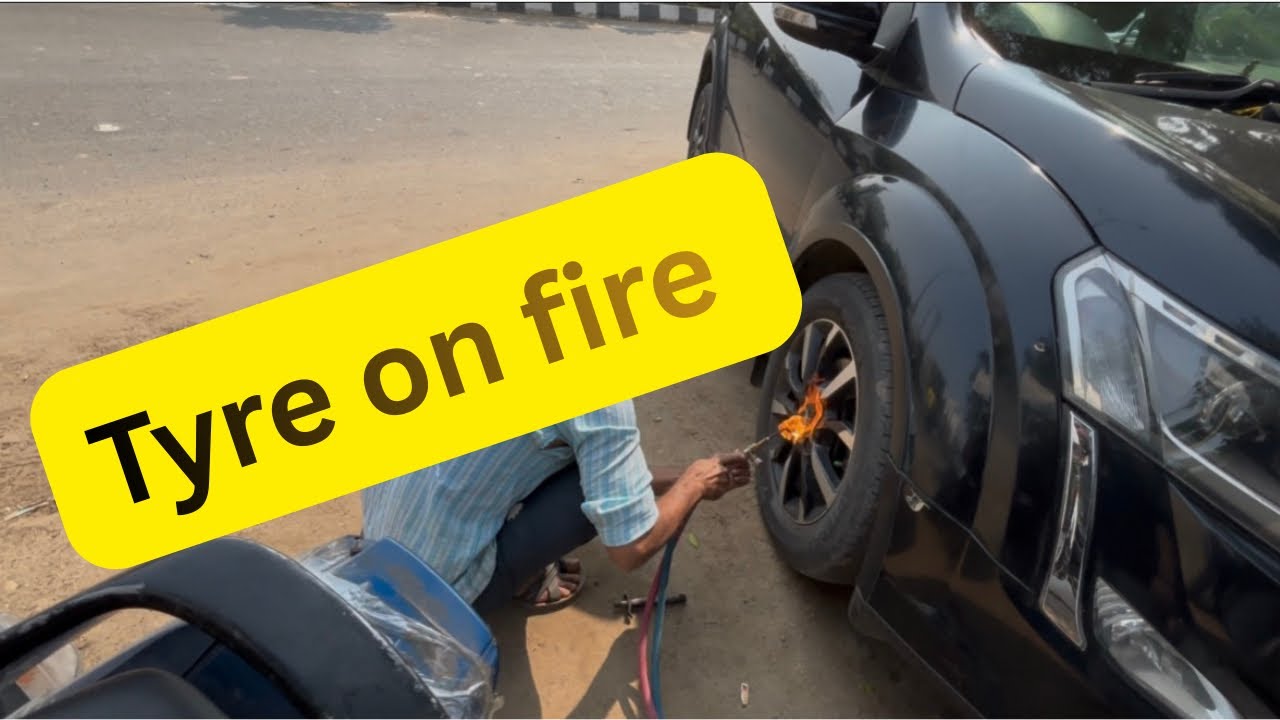 Tyre bolt is stuck - what happened in emergency situation 🚘🚨🔥