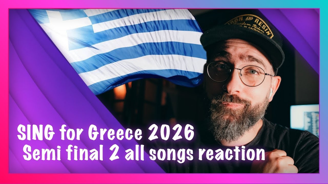 Reaction to All Songs! Sing for Greece 2026 Semi-final 2 | Eurovision 2026 Greece