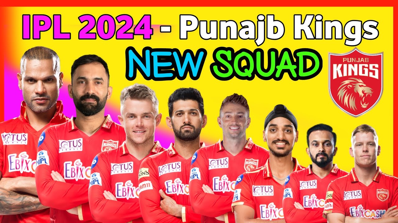 ipl 2024 | Punjab kings Full squad | Pbks new squad 2024 | ipl 2024 pbks squad | pbks 2024 squad
