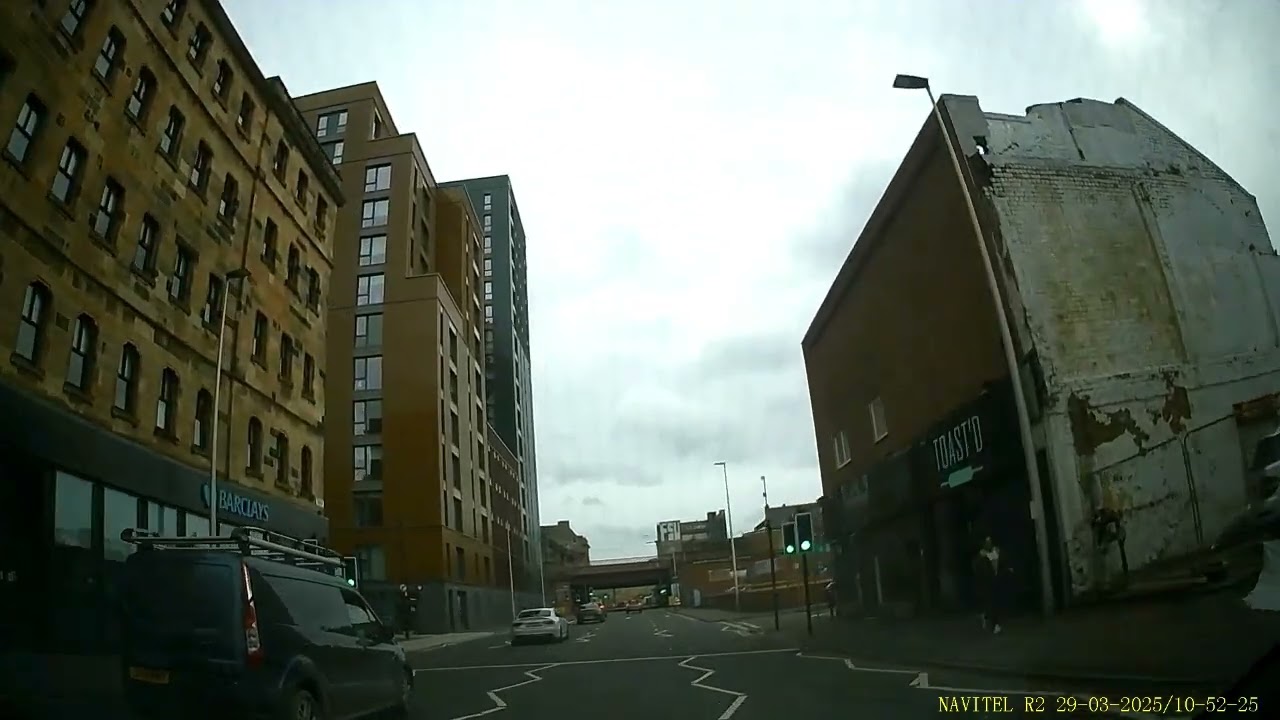 Driving in Glasgow Ibrox to Provanmill