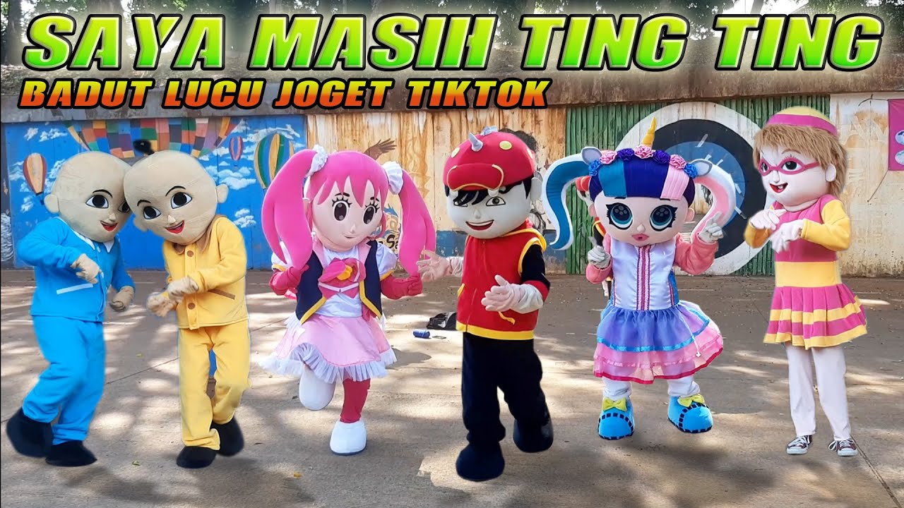 Saya Masih Ting Ting || Badut Mampang Lucu Joget Tiktok Lucu Banget‼ Badut boboiboy badut upin ipin