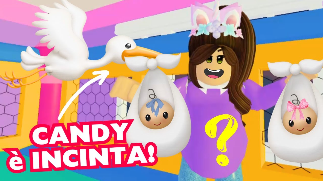 Candy è INCINTA! 🤰🏻👶🏻 ...e NON dite a JIMMY che c'è DAVVERO la CICOGNA 🤫 [ROBLOX]