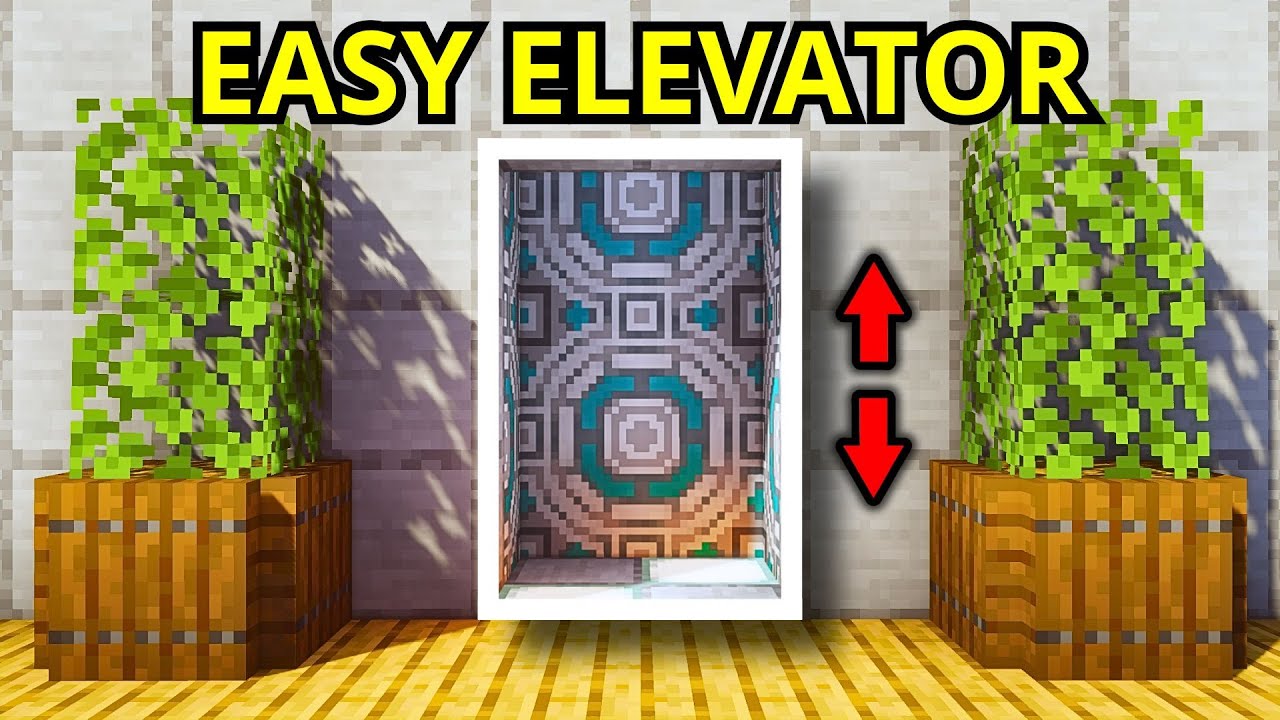EASY Working Elevator in Minecraft Bedrock! | 1.21 Tutorial