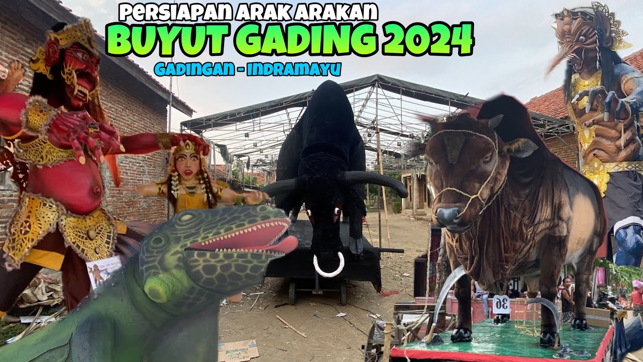 REVIEW H-1 ‼️ Arak Arakan GADINGAN 2024 Acara haul BUYUT GADING 2024 Gadingan Sliyeg Indramayu