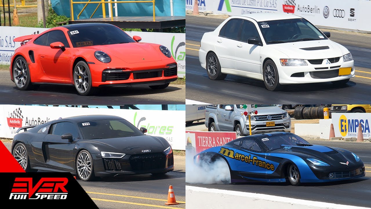 🚀 Los AUTOS más RÁPIDOS del 2020 🔥 en los Piques 1/4 de Milla Barranquilla 🚘🚦🚘