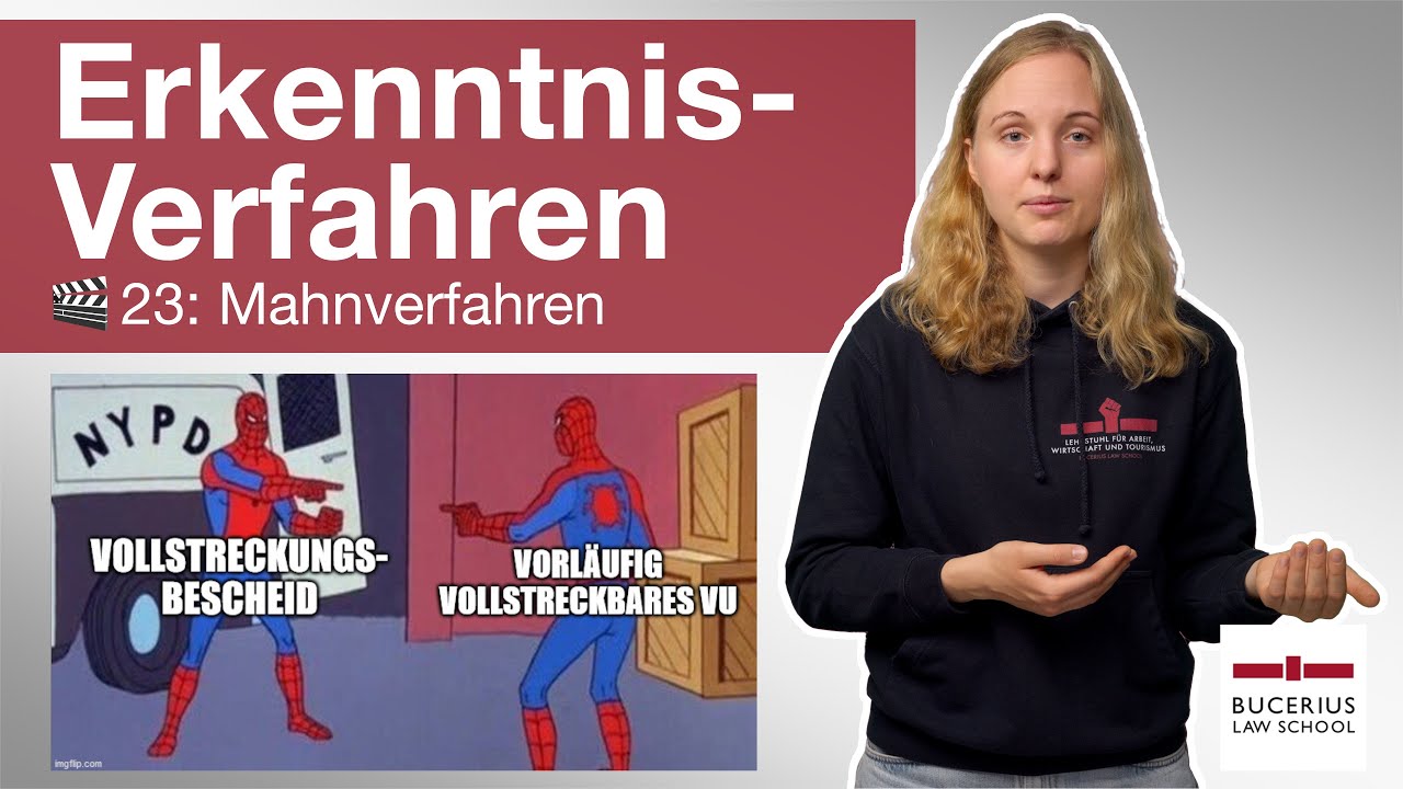 🟨 Mahnverfahren | 🎬 23 | ZPO-Erkenntnisverfahren