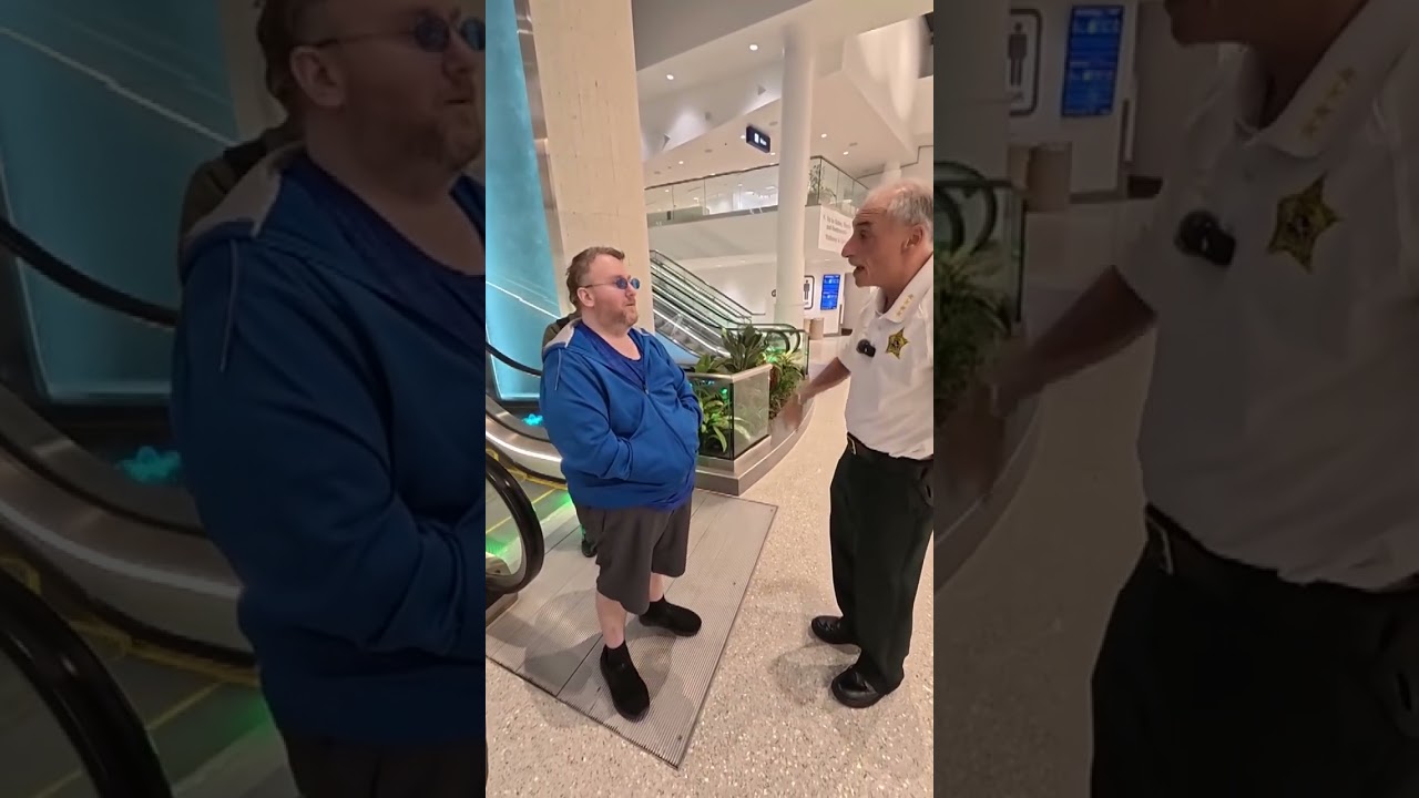 Florida sheriff confronts man accused of sending death threats to him during heated exchange