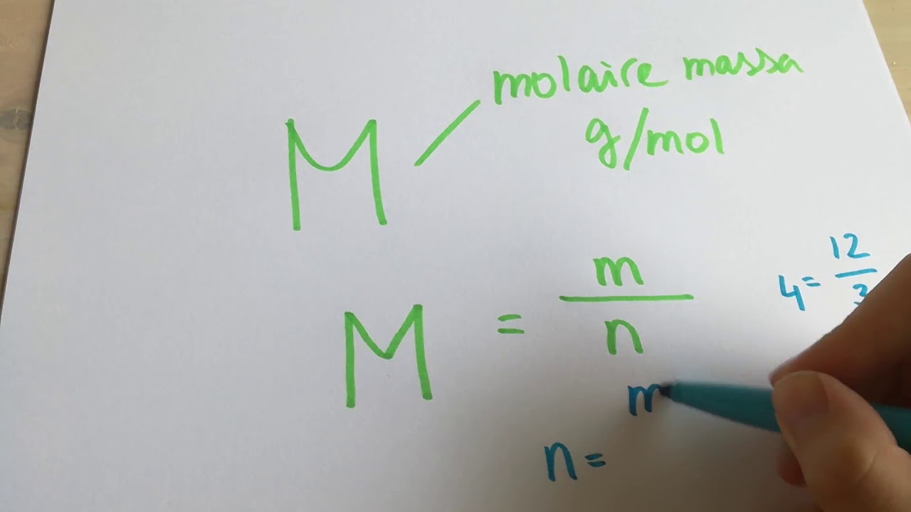 Rekenen met de molformule