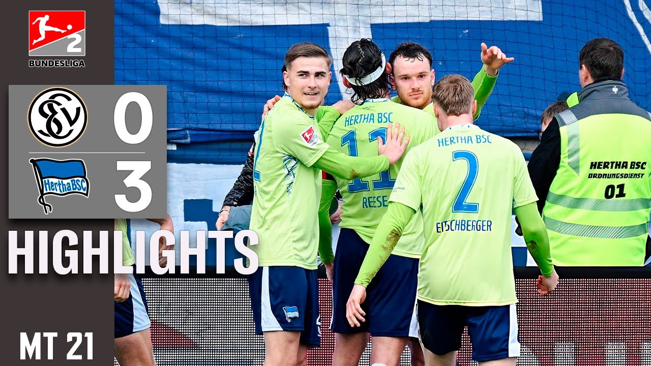 Elversberg - Hertha BSC | 0:3 | Zusammenfassung | 2. Bundesliga 2025-26 | hertha berlin elversberg