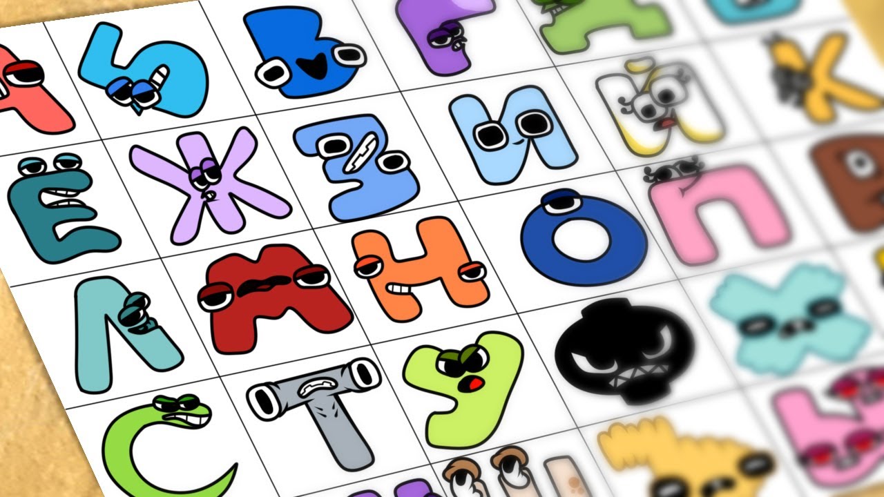 Drawing Russian Alphabet Lore (А-Я) / How to draw Alphabet Lore MEMES