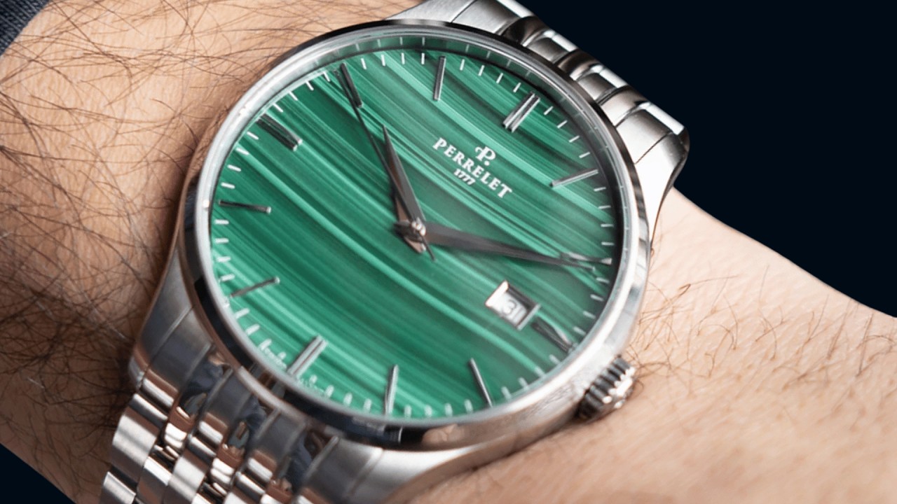 Perrelet Weekend Malachite Review – The Most Elegant Stone Dial Watch?