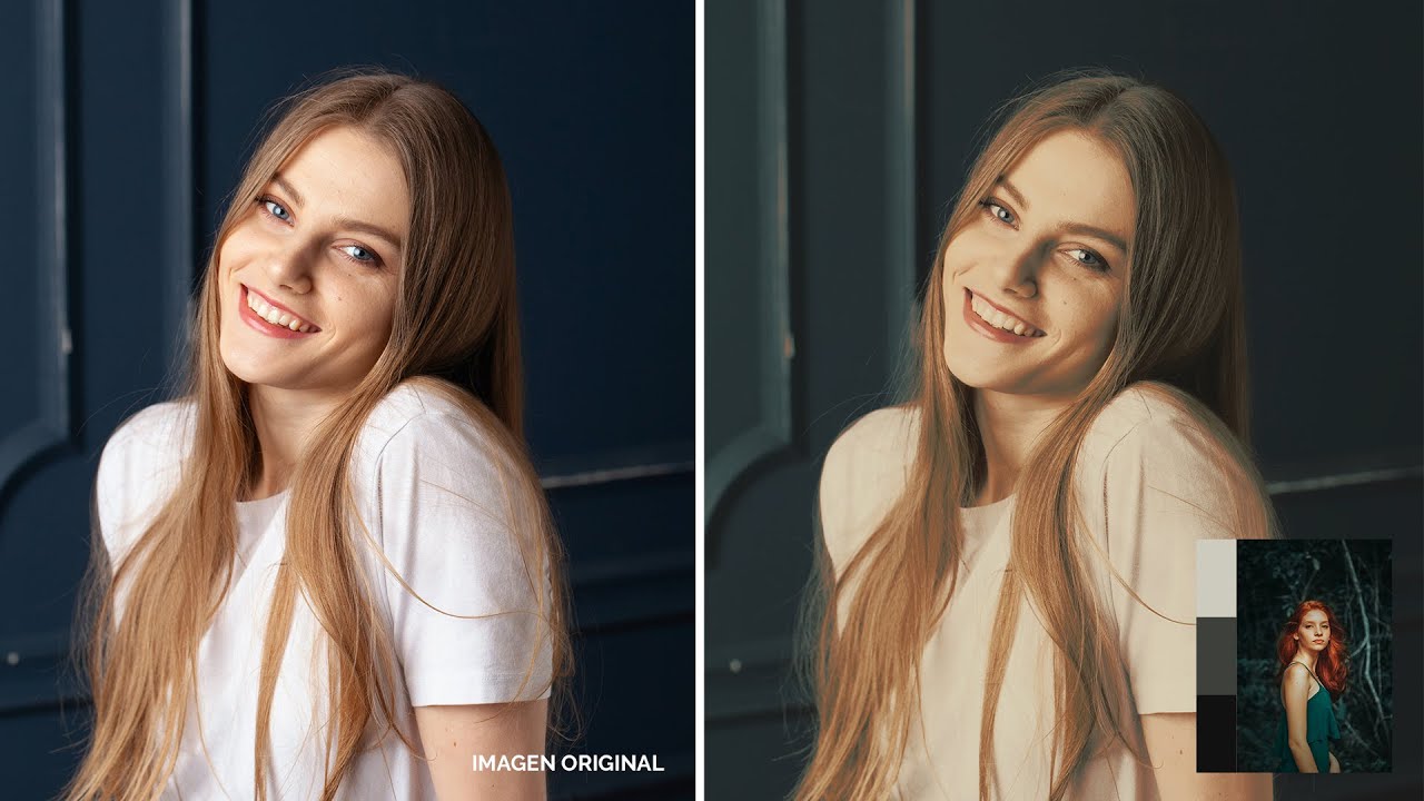 COPIAR EL COLOR de una imagen a otra FÁCILMENTE con Photoshop