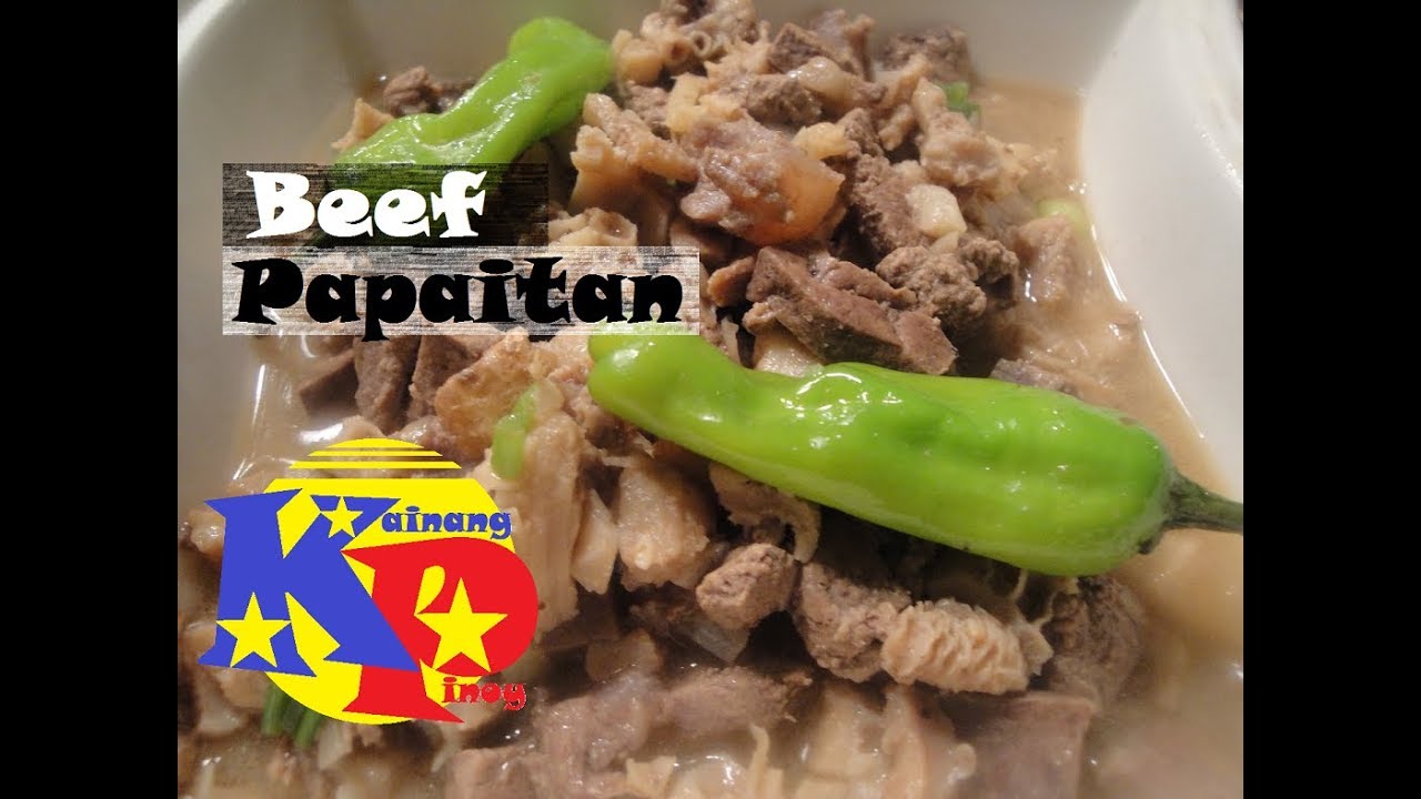 Beef Papaitan