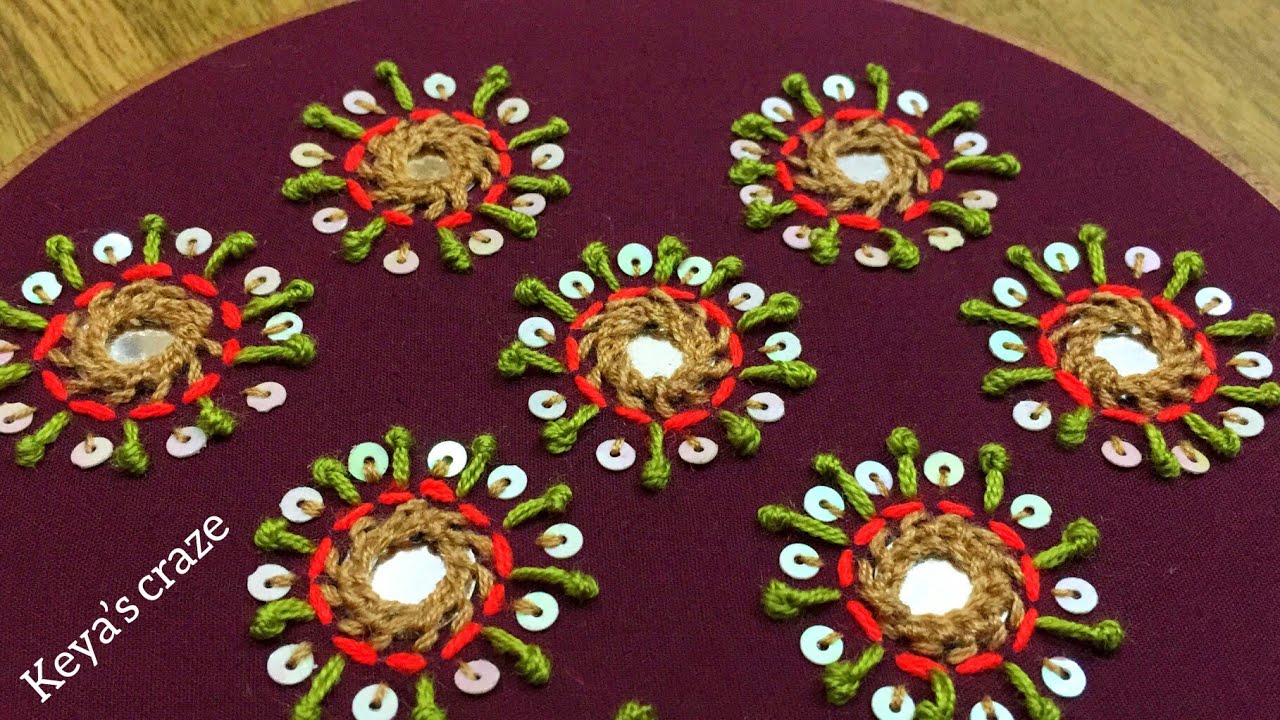 Hand embroidery 2019 | All over hand embroidery tutorial