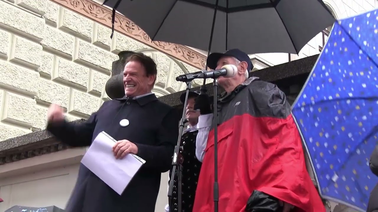 Zadnji protest podpornikov stranke upokojencev