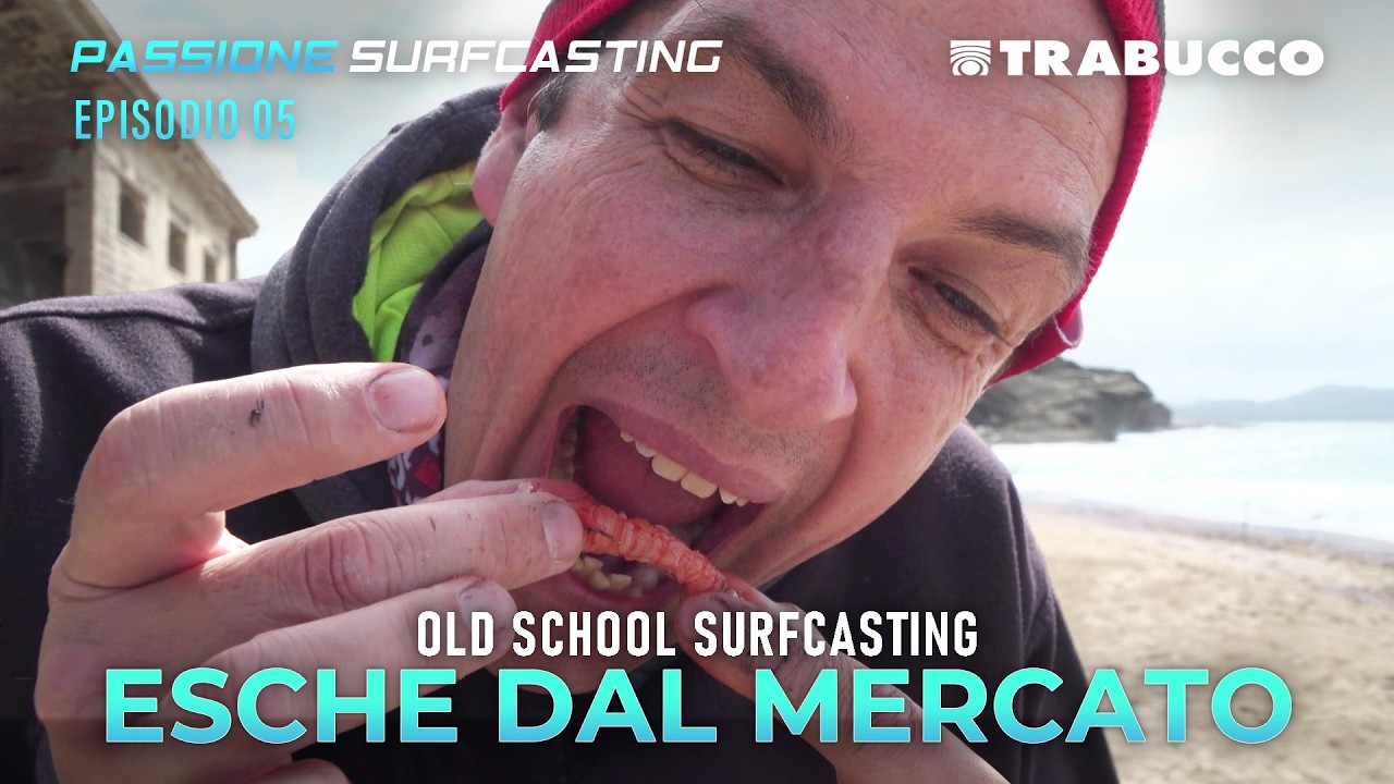 SURFCASTING OLD SCHOOL...PESCA CON ESCHE FRESCHE | Passione SURFCASTING S7E5#trabuccofishing #orata