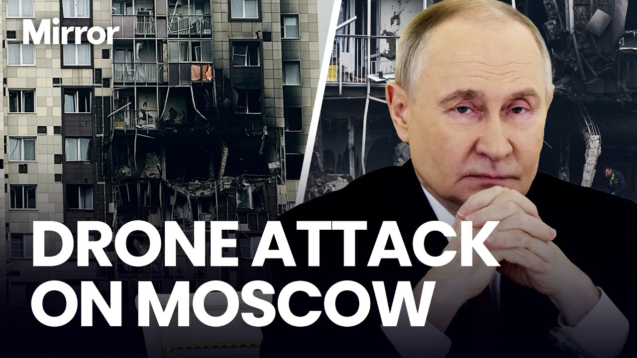 Ukraine launches 'LARGEST EVER' strike on Moscow as 1,000 drones RAIN DOWN on Putin's capital