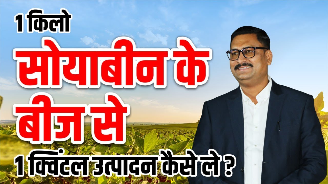 1 किलो सोयाबीन के बीज से 1 क्विंटल उत्पादन कैसे ले ?
