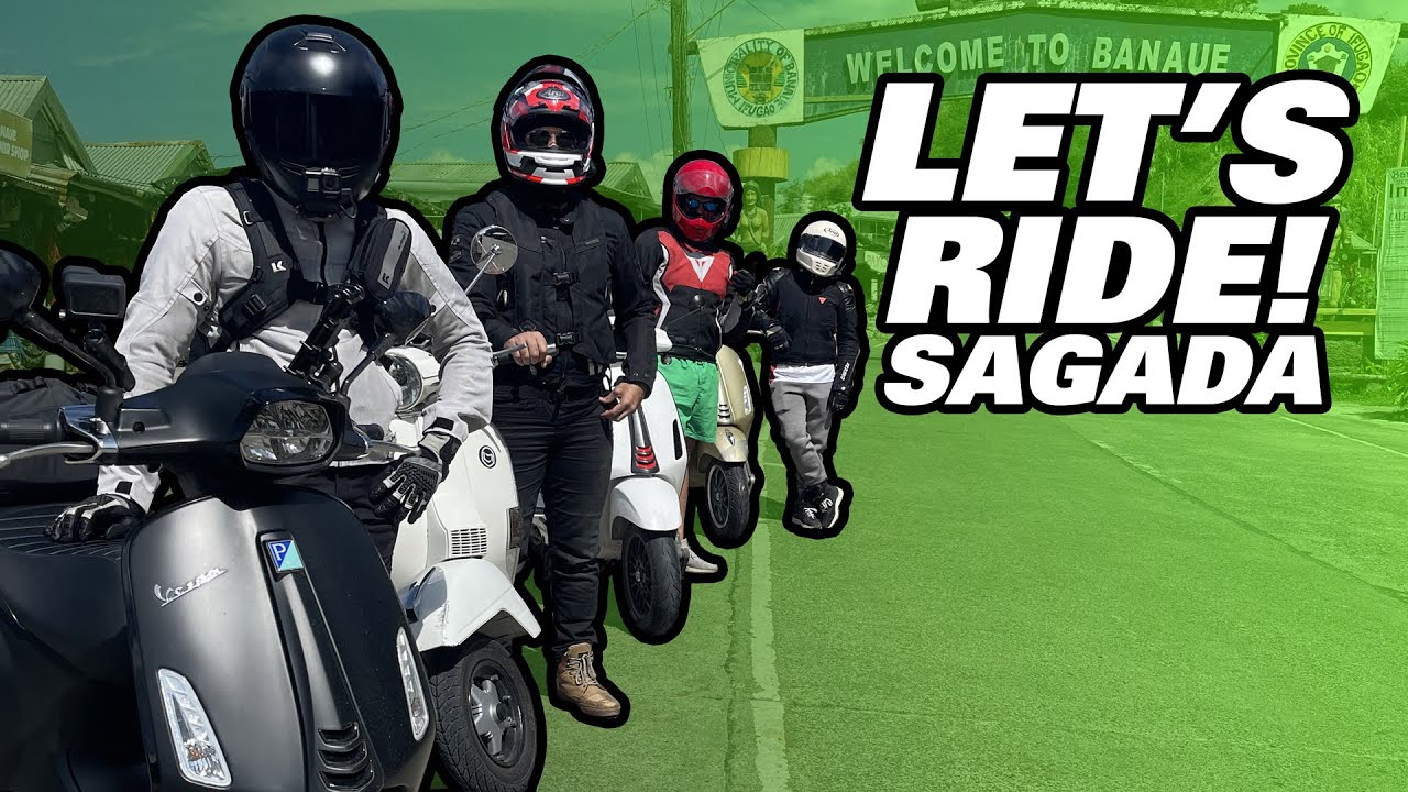 Scooters in Sagada 1 - Vespa Ride 250KM to Mountain Province Adventure