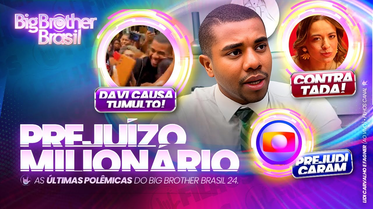 BBB24: DAVI quer MORAR com a MÃE, PREJUÍZO MILIONÁRIO! BIA CONTRATADA; DAVI na MULTIDÃO e MAIS