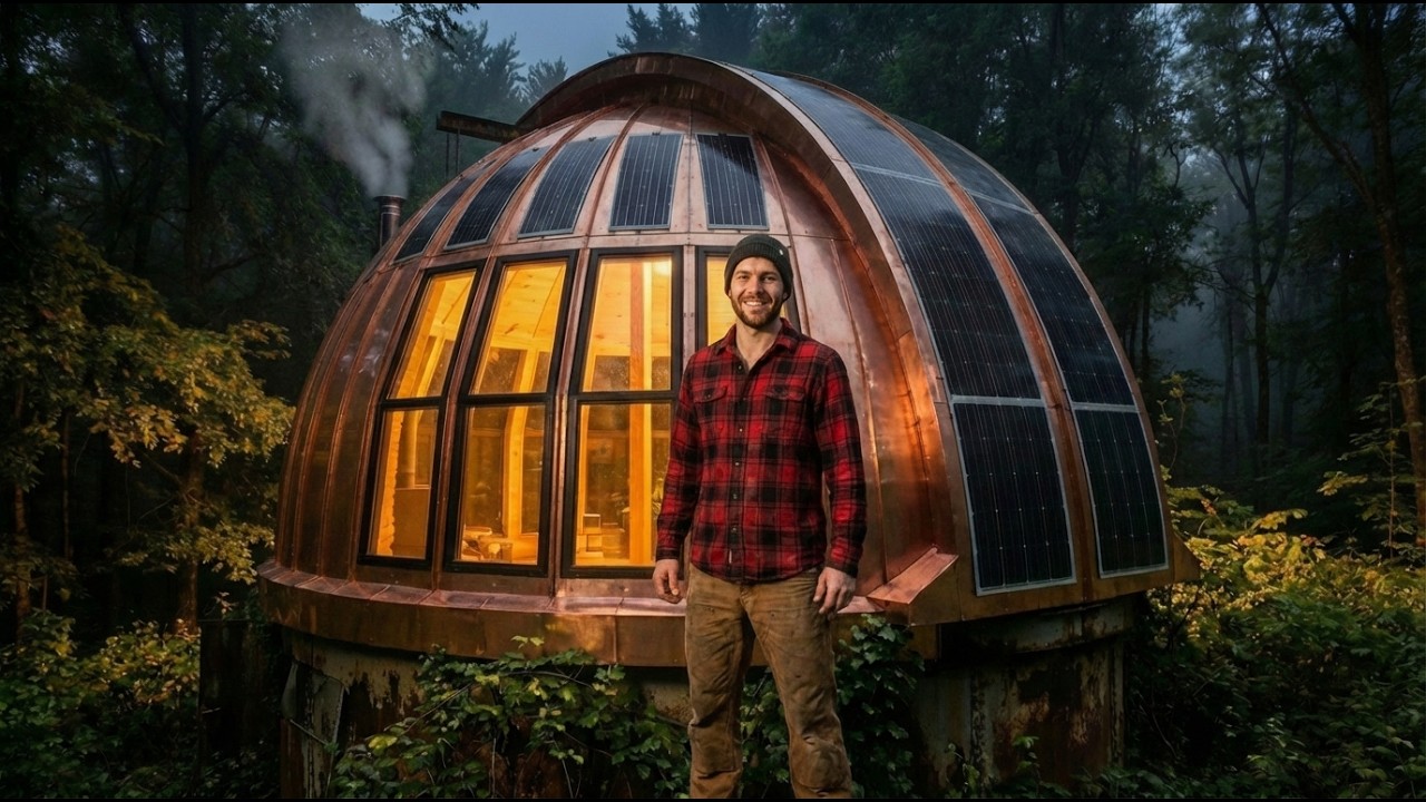 I Transformed an Abandoned Observation Tower into a Fully Equipped Luxury Home in Just 20 Days(ASMR)
