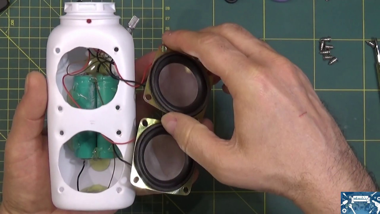 baby powder speakers ( سماعات علبة بودرة الأطفال )