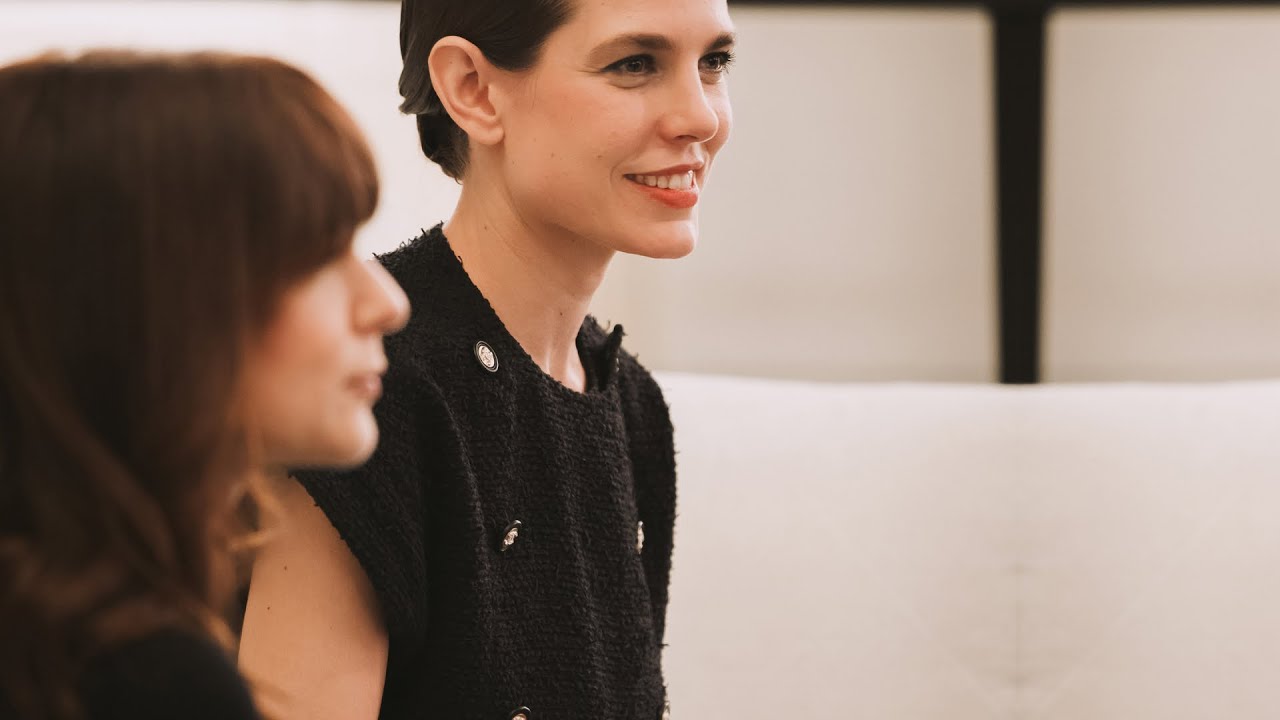 Sarah Chiche, Charlotte Casiraghi and Aur&eacute;lie Lacroix &mdash; CHANEL Literary Rendezvous at Rue Cambon