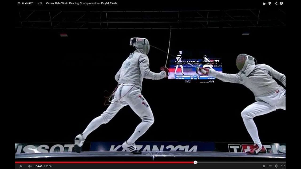 Korea v Germany GOLD Men's sabre teams Kazan 2014 World Fencing Championships