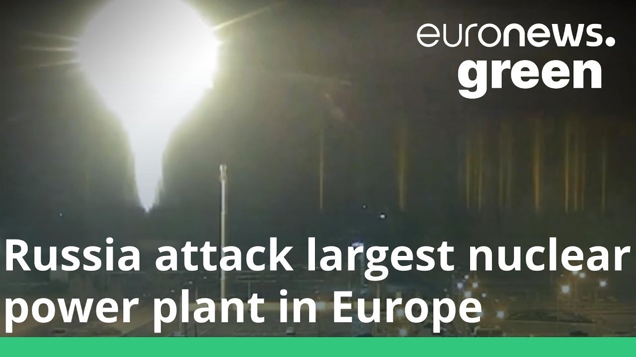 Europe's biggest nuclear power plant targeted in a fire in Ukraine - but radiation is 'normal'