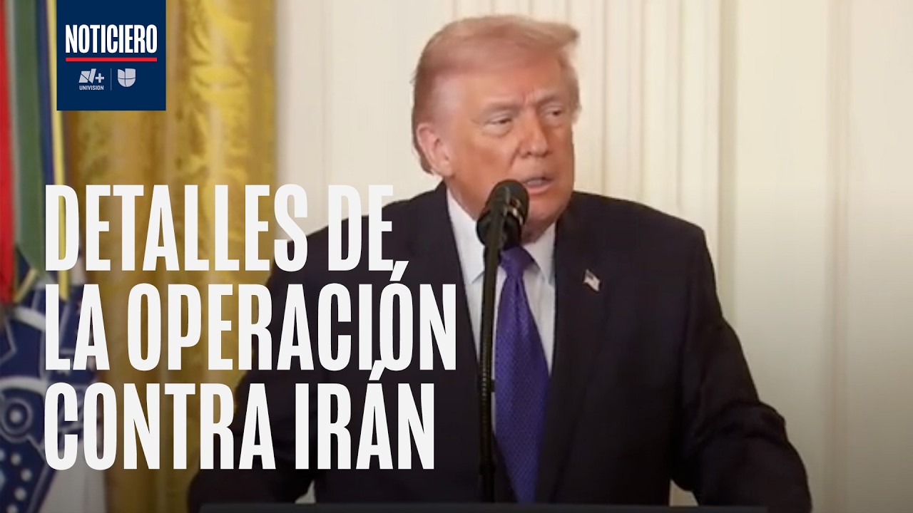 Conferencia completa: Informe de Donald Trump sobre la “Operación Furia Épica”