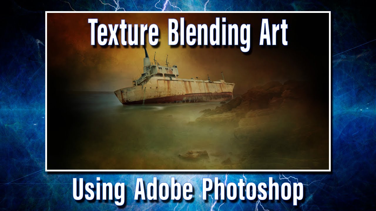 Texture Blending Art in Adobe Photoshop.