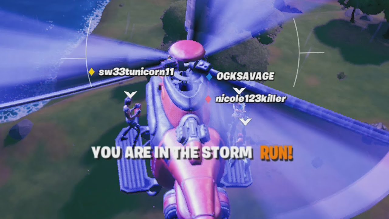 Getting People Stuck In The Sky - Fortnite Helicopter Trolling