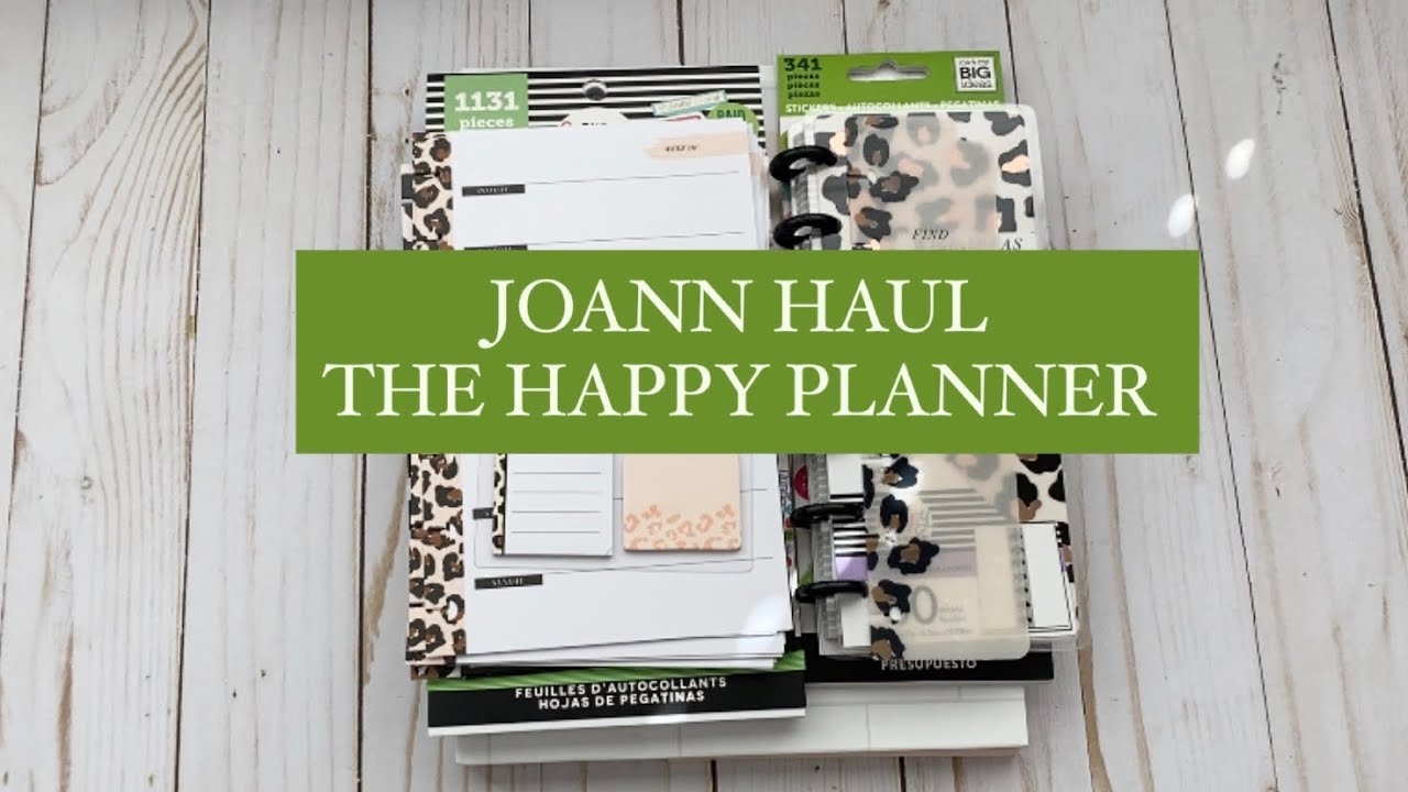 Joann Haul 60% Off Sale | The Happy Planner Wild Style | Budget Stickers | Modern Farm House