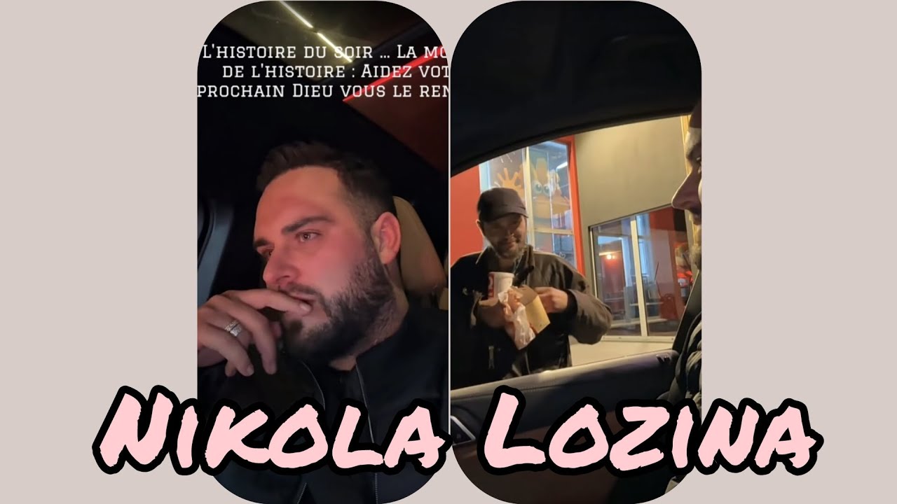 Nikola Lozina grande  rencontre avce un SDF 😔😋